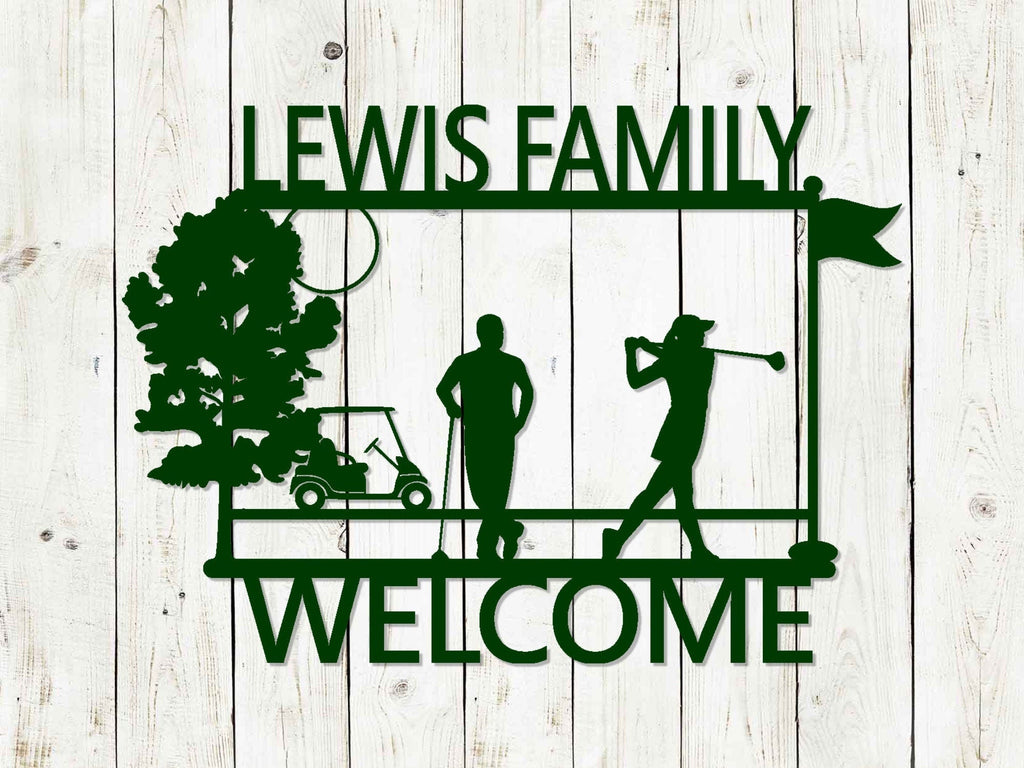 Personalized Golf Custom Metal Sign, Handmade Golf Wall Decor for Bar, Game Room, Man Cave